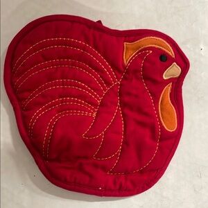 William Sonoma Red Rooster Pot Holder